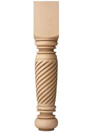 Spiral Fluted Farmhouse Coffee Table Leg 3 5 X 18 Table Legs Coffee Table Legs Coffee Table Farmhouse