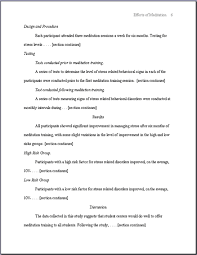 Table of contents p83 2010, displaying your findings: Apa Style Sample Papers 6th And 5th Edition