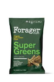 A great snack on the go! Super Greens Organic Vegetable Chips Forager Project Leafy Green Chips