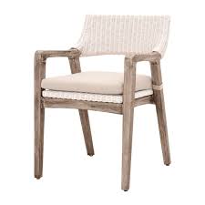 Candelabra Home Lucia Arm Chair In 2020 Wicker Dining Chairs Dining Chairs Dining Chair Set