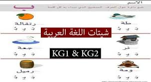 شيتات لغة عربية كي جي 1 كي جي 2 المنهج الجديد نتعلم صح شيتات لغة عربية كي جي1