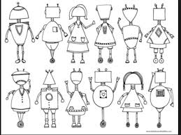 Robot Basisvormen Coloring Pages The Wild Robot Free Printable Coloring Pages