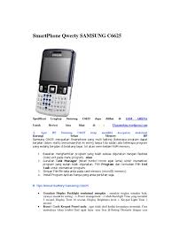 SmartPhone Qwerty SAMSUNG C6625