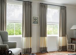 Today we are sharing our whole process of ordering motorized roman shades from blinds.com in the ticking stripe fabric. Living Room Window Treatments The Shade Store