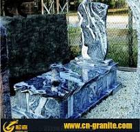 Blue Tombstones, Cemetery Engraved Tombstones, Custom Tombstone Monument  Design, Western European Style Single Monuments, Memorial Natural Stone ...