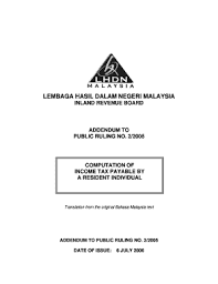 Savesave lembaga hasil dalam negeri malaysia for later. Fillable Online Computation Of Income Tax Payable By A Resident Individual Fax Email Print Pdffiller