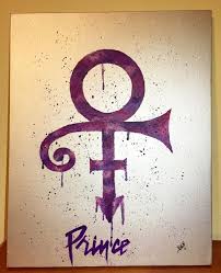 Prince S Love Symbol Acrylic Painting Splatter Paint Prince Symbol Purple Rain Prince Tattoo Purple Prince Tattoos Love Symbol Tattoos
