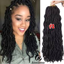 Black And Blonde Crochet Faux Locs 3 Pack 20 Goddess Faux Locs Hair Extensions Crochet Dread Locs For Black Women Faux Locs Hairstyles Goddess Faux Locs Hair Box Braids Hairstyles