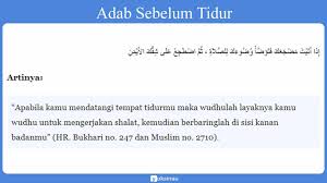 Berdoa ketika telah bangun tidur merupakan adab yang dicontohkan rasulullah saw, sekaligus sebagai tanda syukur kepada allah swt. Doa Sebelum Tidur Bacaan Doa Makna Dzikir Sebelum Tidur