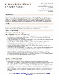 Itil certification is for individuals. Service Delivery Manager Resume Samples Qwikresume