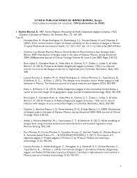 CITAS A PUBLICACIONES DE IBÁÑEZ-BERNAL, Sergio. Citas totales acumuladas  (sin autocitas): 1594 (a diciembre de 2020) 1. Ibá