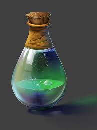 Artstation Magic Potion Natasa Stevanic Magic Bottles Potions Magic Book