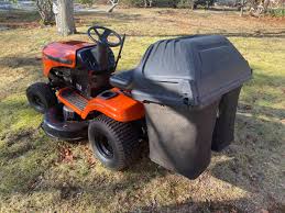 The terms riding mower and lawn tractor are often used interchangeably, but the primary distinction concerns the placement of the engine: Ariens A175g42 Briggs And Stratton Gas 6 Speed Riding Mower Ronmowers
