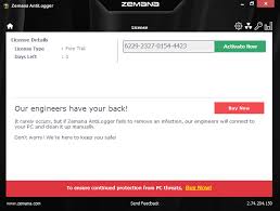 Screenshots for zemana antilogger free. How Do I Activate My License Key For Zemana Antilogger Zemana Helpdesk