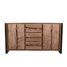 Dabei können akazien massivholzmöbel je nach verarbeitung auch in einem sehr rustikalen look erstrahlen. Sit Mobel Sideboard Aus Akazienholz Gestell Mit Metall Schwarz