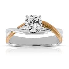 You are sure to find the perfect one. Rose White Gold Twist Engagement Ring 14k Ben Bridge Jeweler