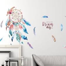 Stickers are an easy and fun way to get creative and add style to just about anything. Stickers Muraux Enfant Attrape Reve Plumes Colores 98 100cm Achat Vente Stickers Soldes Sur Cdiscount Des Le 20 Janvier Cdiscount