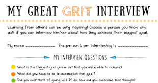 My Great Grit Interview Printable For Kids Big Life Journal Pdf New Things To Learn Grammar Lessons Life Journal
