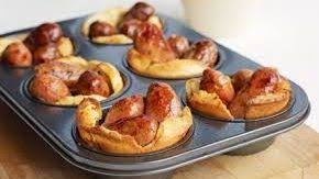 Make a well in the middle. Vegetarian Toad In The Hole For One
