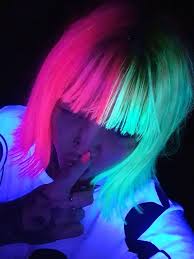 Maybe you would like to learn more about one of these? 50 Uv Reactive Neons Ideas In 2021 Arctic Fox Hair Color Neon Green Hair Pink Hair