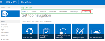 Little trick to hide only the left quick launch bar in sharepoint 2013. Cascading Top Link Bar Microsoft Community