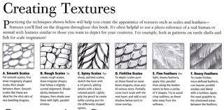How To Draw Scales And Feather Textures From The Book Drawing Dragons A Complete Drawing Kit For Beginners Scale Drawing Art Handouts Art