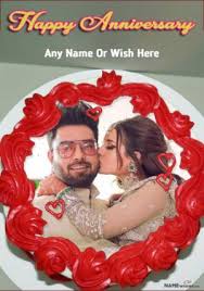 Happy anniversary cake hd images the cake boutique. Anniversary Cakes With Photo And Name Love Couple Cakes