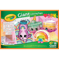 Check spelling or type a new query. Crayola Shopkins Giant Coloring Pages Gift For Kids 18 Pages Walmart Com Walmart Com