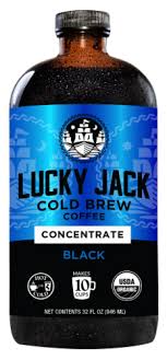 Coolbrew is an all natural, liquid coffee concentrate made using an innovative cold brew process developed by the new orleans coffee co., inc. Lucky Jack Organic Concentrate Black Cold Brew Coffee 32 Fl Oz Fred Meyer