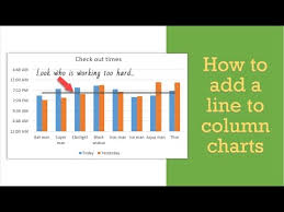 How To Add A Line To Your Column Chart