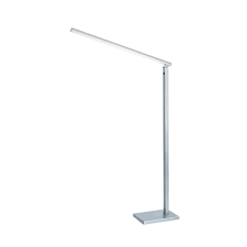 Rotatable Linear Stand Up Light Modernist Metal Led Black Silver Reading Floor Lamp For Study Room Beautifulhalo Com