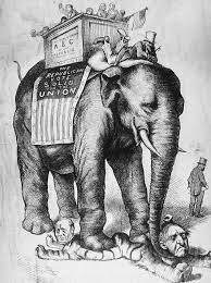 Why Democrats Are Donkeys And Republicans Are Elephants Elephant Cartoon Elephant Wallpaper