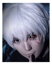 Your boy looking hot today. Amazon Com Kadiya Anime Silver White Cosplay Wig Synthetic Party Hair For Boy Teens Beauty
