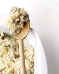 Quick Mushroom Risotto Recipe Recipe Risotto Recipes Stuffed Mushrooms Mushroom Risotto