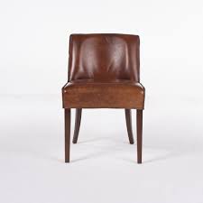 Pull up one of these cozy leather dining room chair sets that will set the stage in any room. Martin Leather Side Chair Light Brown Leather Side Chair Leather Dining Room Chairs Chair