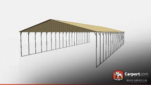 40 X 80 X 12 Vertical Roof Commercial Metal Carport Metal Carports Portable Carport Prefab Metal Buildings