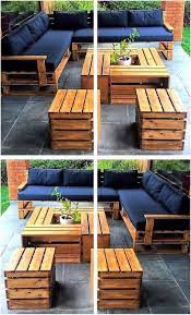 Pallet wood is sturdy enough to yield robust furniture pieces that would stay for ages. Outdoor Furniture Out Of Pallets Making A Pallet Couch Garden Sofa Made From Pa In 2021 Pallet Furniture Outdoor Diy Outdoor Furniture Casual Living Room Furniture