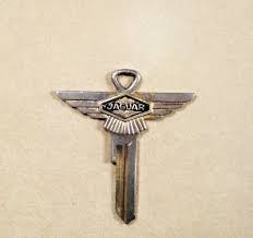Vintage Winged Jaguar Auto Car Key Blank Uncut Antique Price Guide Details Page Vintage Keys Hummel Figurines Antiques Antique Safe