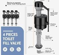 Lasnten 4 Pieces Toilet Fill Valve Toilet Tank Replacement ...