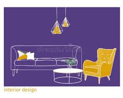 Maybe you would like to learn more about one of these? Interior Design Vector Illustration Arty Unique Style Stock Vector Illustration Of Lifestyle Armchair 106897008
