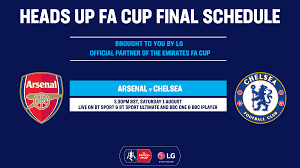 Official fantasy premier league 2020/21. Emirates Fa Cup On Twitter Your Headsupfacupfinal Schedule Is Confirmed Bring On Saturday 1 August