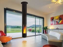 Hanging fireplace from mok co ltd more detais to see: Slimfocus Suspended Focus