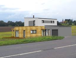 En bois ou en ciment les maisons en kit. Maison Cubique A Toit Plat Et Ossature Bois Nos Projets Maison Cubique