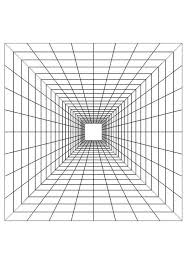 One of the first artists to use this theme regularly, in the 1930s, was victor vasarely. Coloring Page Depth Img 29420 Perspective Art Illusion Drawings Optical Illusions Art