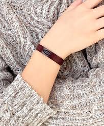 Jesus Fish Cross Leather Bracelet Personalized Christian Jewelry Fish  Symbol Bracelet Bible Verse Symbol Custom Religious Cross Wristband