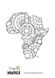 coloriage mandala africain cochon