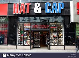 The Store Front Of The Hat Cap Shop On Broadway New York Stock Photo Alamy