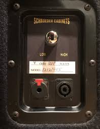 Containing 3 drawers, it is on wheels for ease of moving around. Sold Schroeder 1212r 2x12 Cabinet Talkbass Com