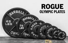 rogue olympic plates cast iron
