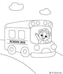 Here is a set of edgy coloring pages that kids of all ages will adore. Printable School Bus Coloring Pages